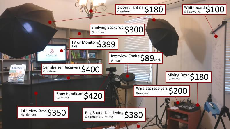 how to make a video studio