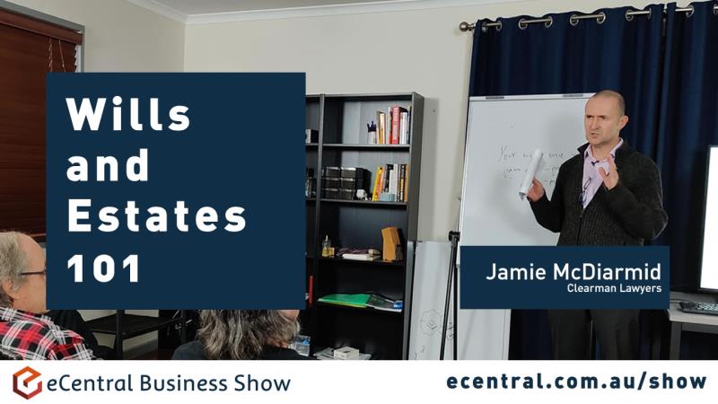 Jamie McDiarmid talks about Wills and estates