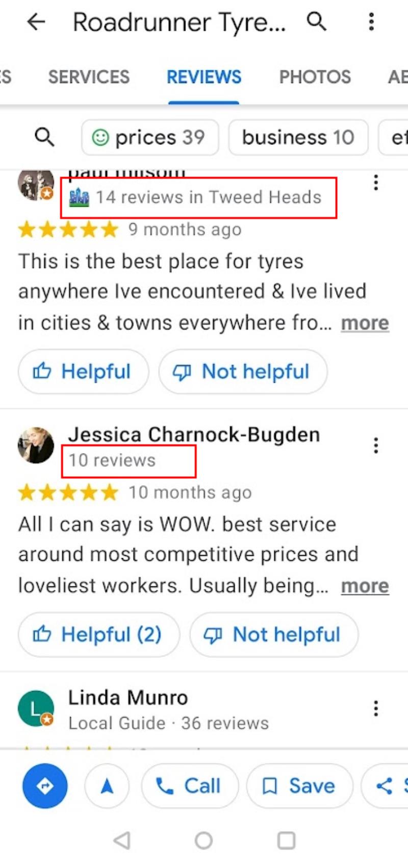 Google reviews now show local reviewer quality on review displays