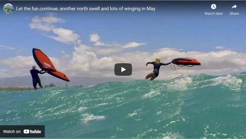 Maui wing foiling action ytthumbnail