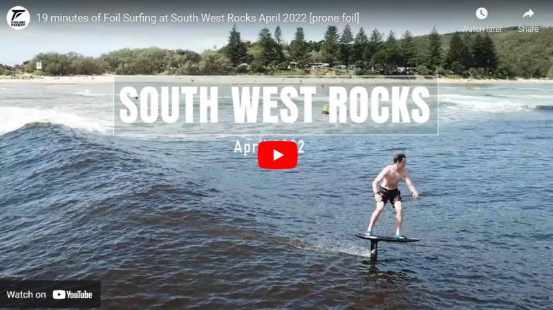 Surf foiling action at South West Rocks Australia ytthumbnail