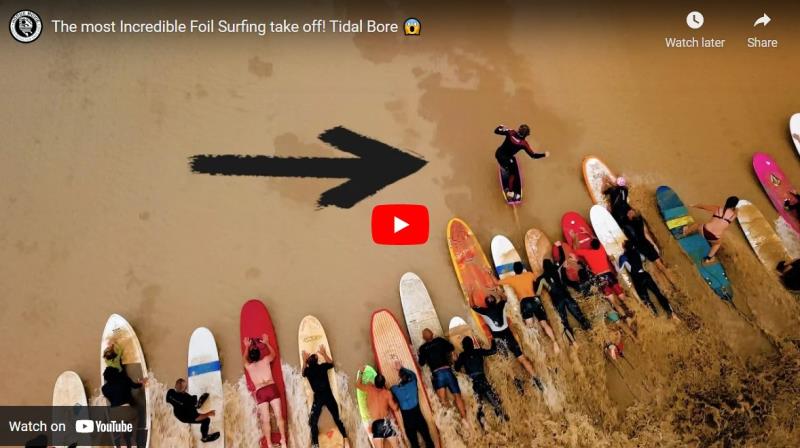 Foiling a tidal bore wave ytthumbnail