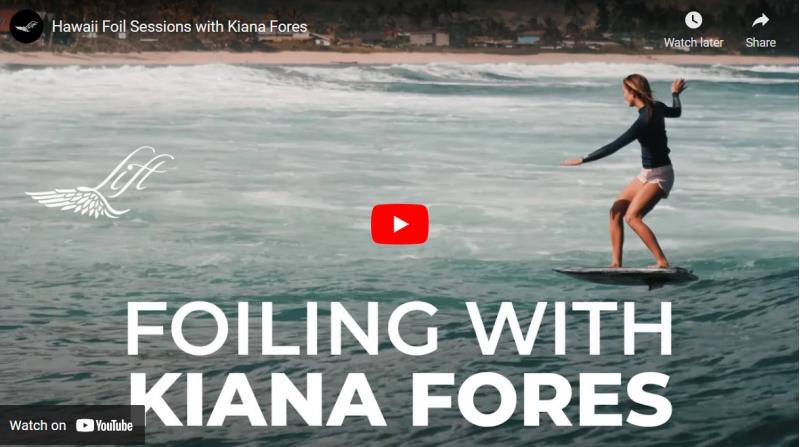 Kiana Fores surf foiling  ytthumbnail