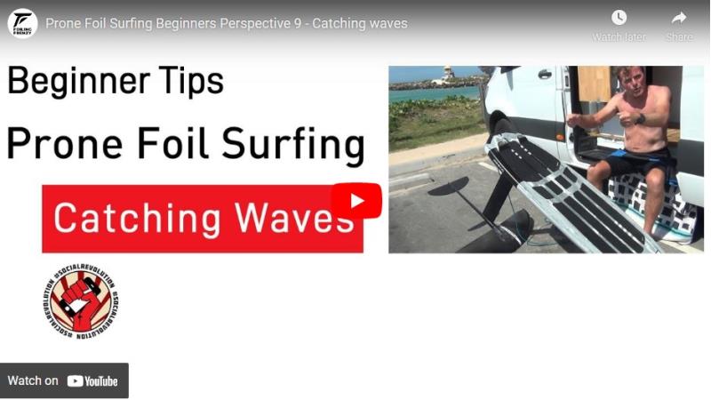 Catching waves on a foil board ytthumbnail