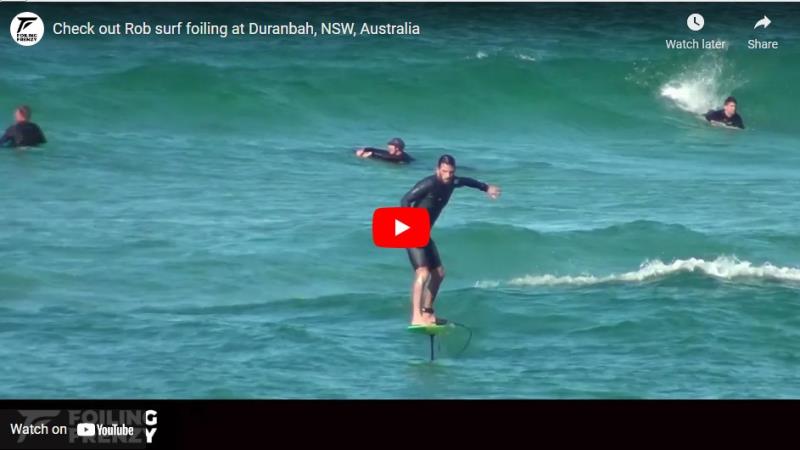 Rob surf foiling at Duranbah, New South Wales ytthumbnail