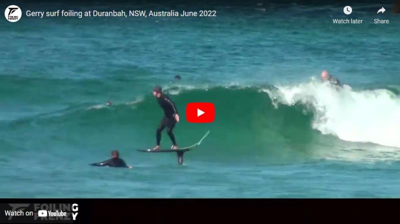 Gerry foiling at Duranbah ytthumbnail