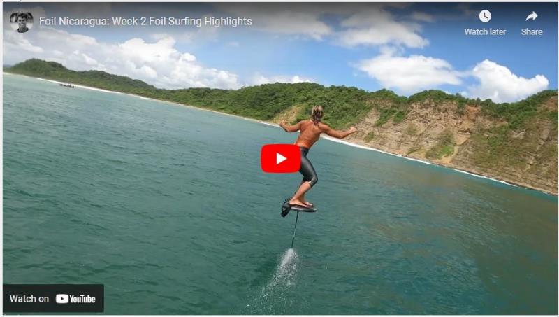 Foil Surfing Highlights in Foil Nicaragua ytthumbnail