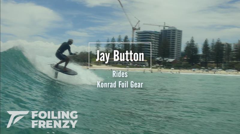 prone surf foiling Greenmount with Jay Button