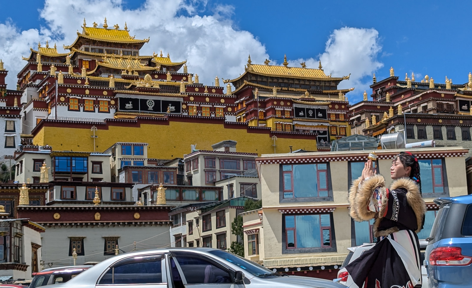 Ganden Sumtseling temple complex and town, Shangri-La, China